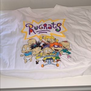 Rugrats Crop Top - White